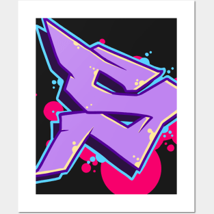 Letter S - Graffiti Street Art Style Posters and Art